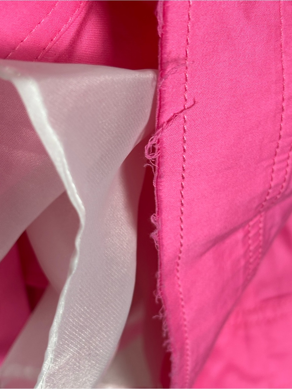 Aje Solstice Ring-Front Cutout 100% Cotton Mini Dress in Bright Pink Size 6 - Picture 14 of 16